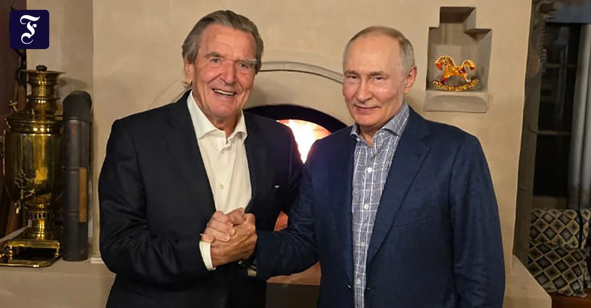 Schröder feiert mit Putin: Mehr als ein Treffen alter Freunde