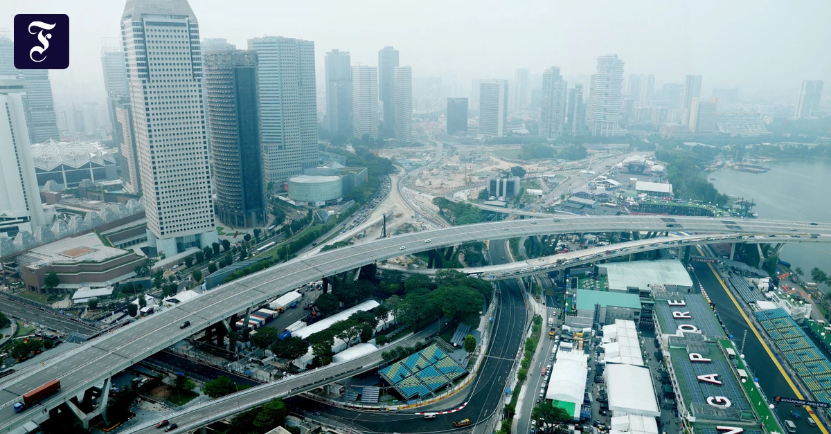 Smog überlagert Singapur: Das Nacht-und-Nebel-Rennen der Formel 1