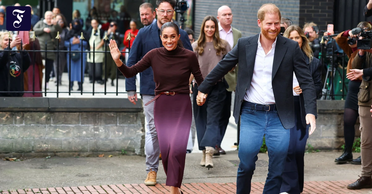 Meghan and Harry in Nottingham: first joint appearance in the United ...