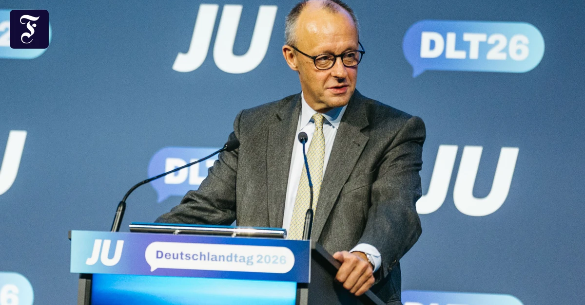Friedrich Merz bei der Jungen Union: Frust, Ungeduld und Kritik an der SPD
